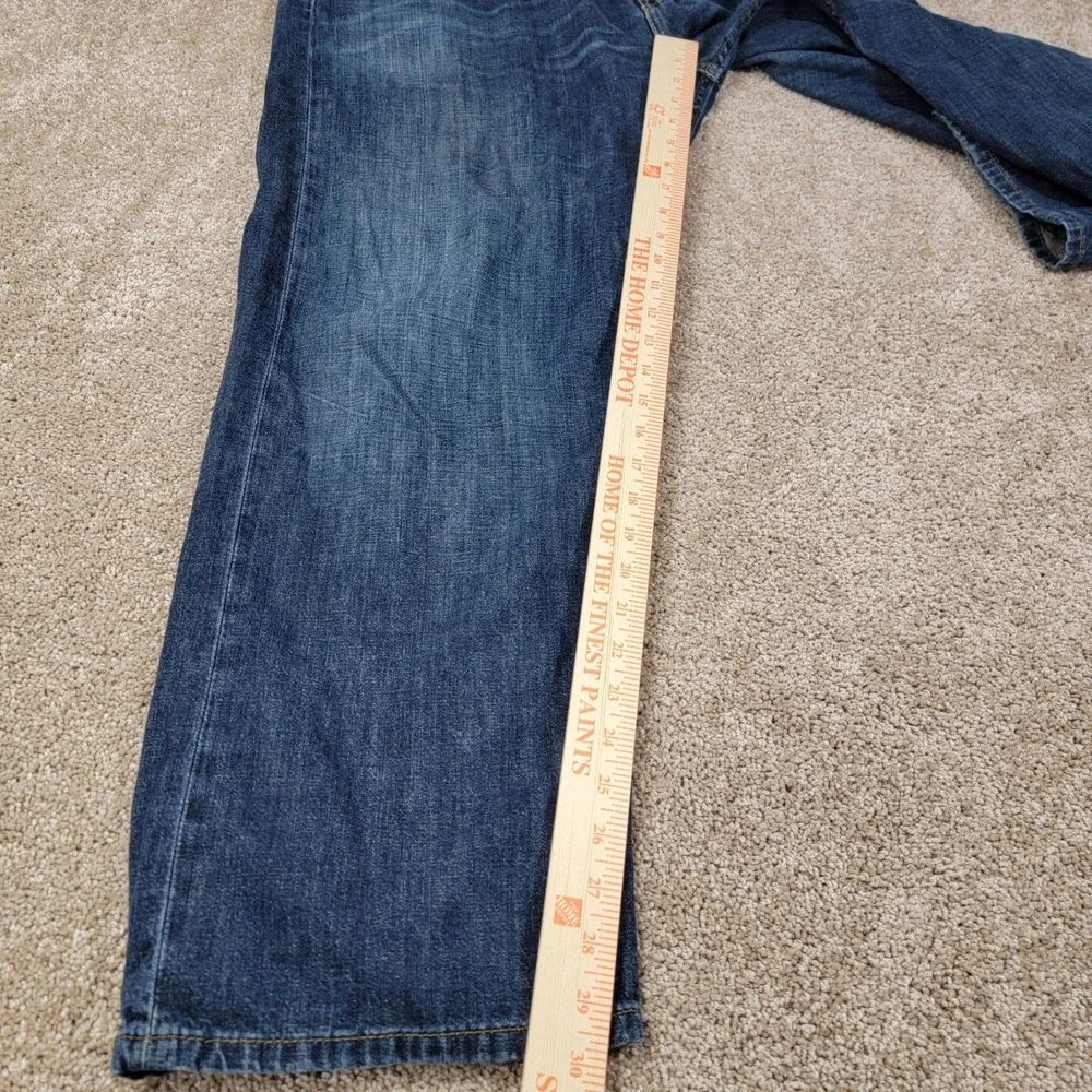 Levi's 569 Loose‎ Straight Leg Jeans Dark Wash Denim Comfort Fit W40 L30